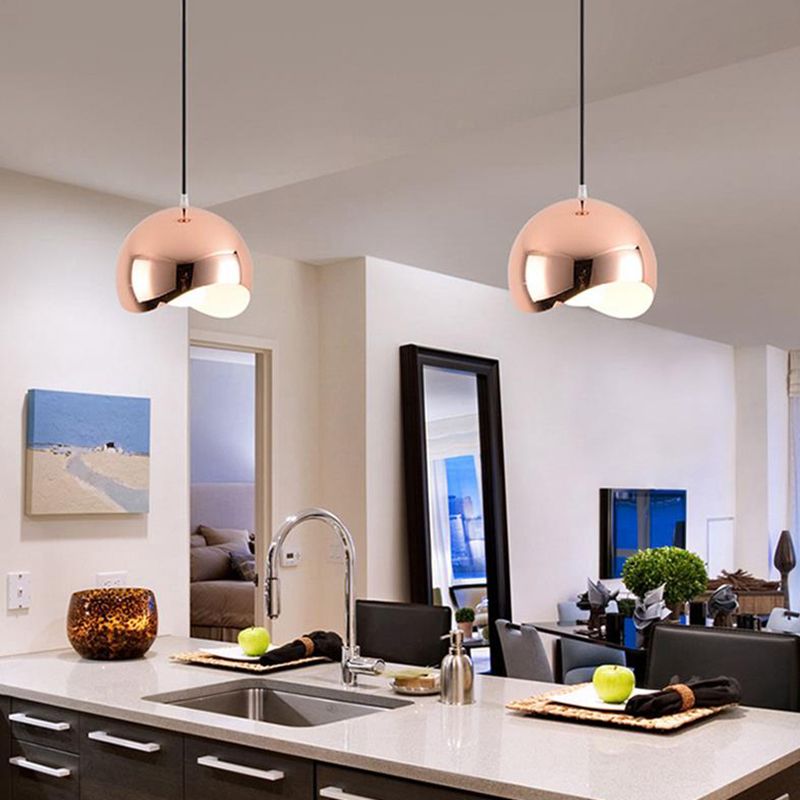 Cohen Nordic Globe Pendant Light, Metal, Kitchen Island