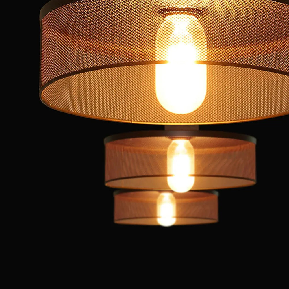 Xenith Industrial Cylindrical Pendant Light, Cement/Metal
