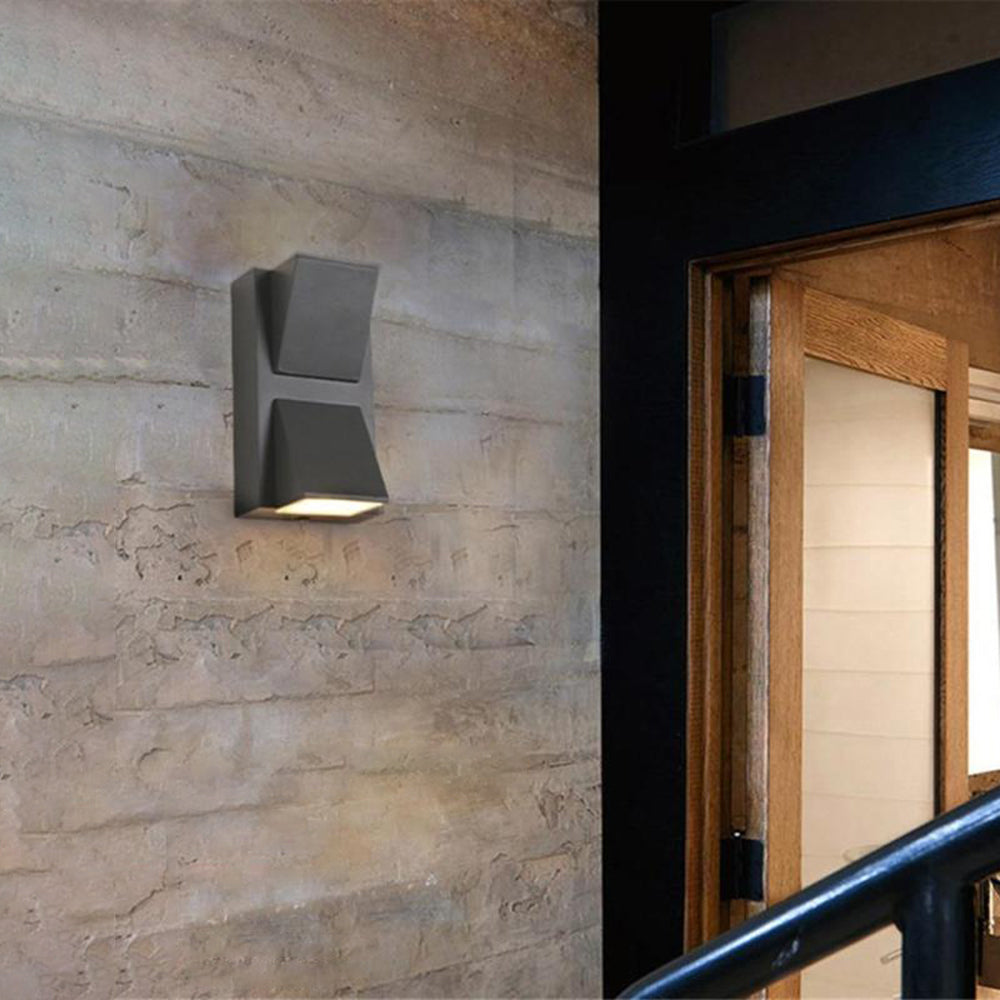 Applique Murale LED Moderne en Métal Noir Vexto