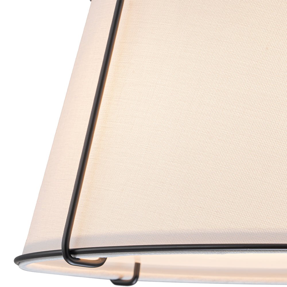 Lumière de Plafond Semi-Flush en Lin Vesina