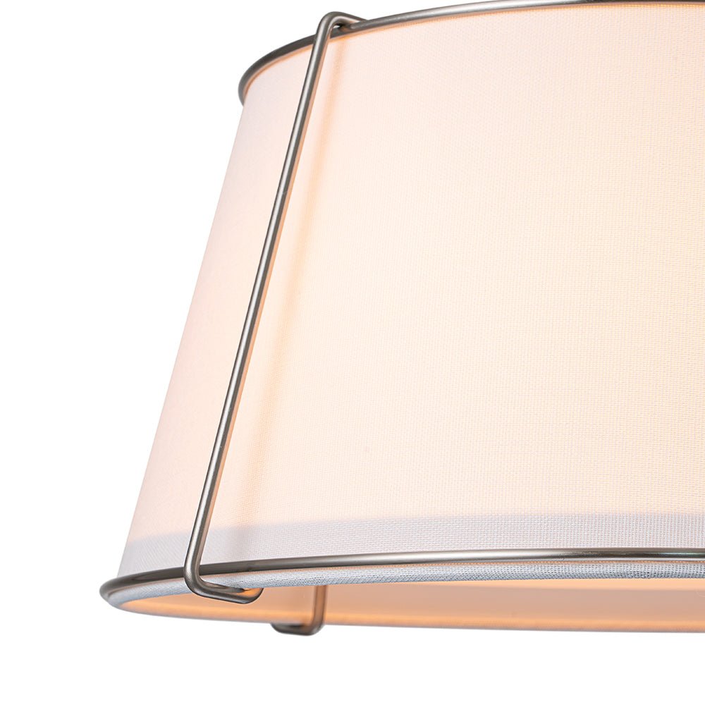 Lumière de Plafond Semi-Flush en Lin Vesina