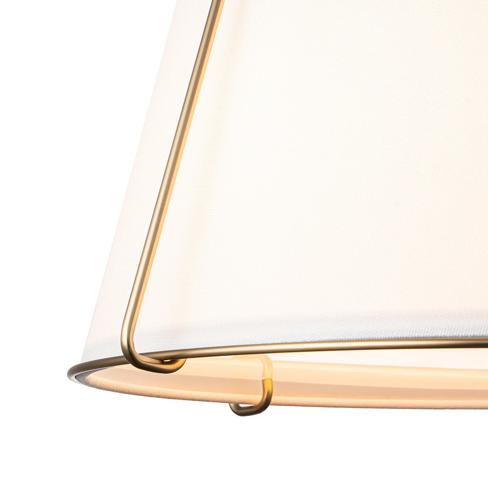 Lumière de Plafond Semi-Flush en Lin Vesina