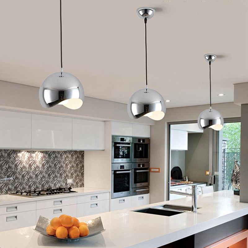 Cohen Nordic Globe Pendant Light, Metal, Kitchen Island