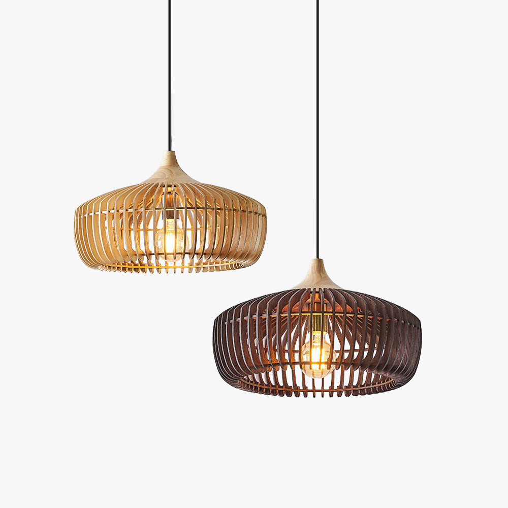 Lumenoa Pendant Light Nordic Japanese Wood Natural-Neutral Decor