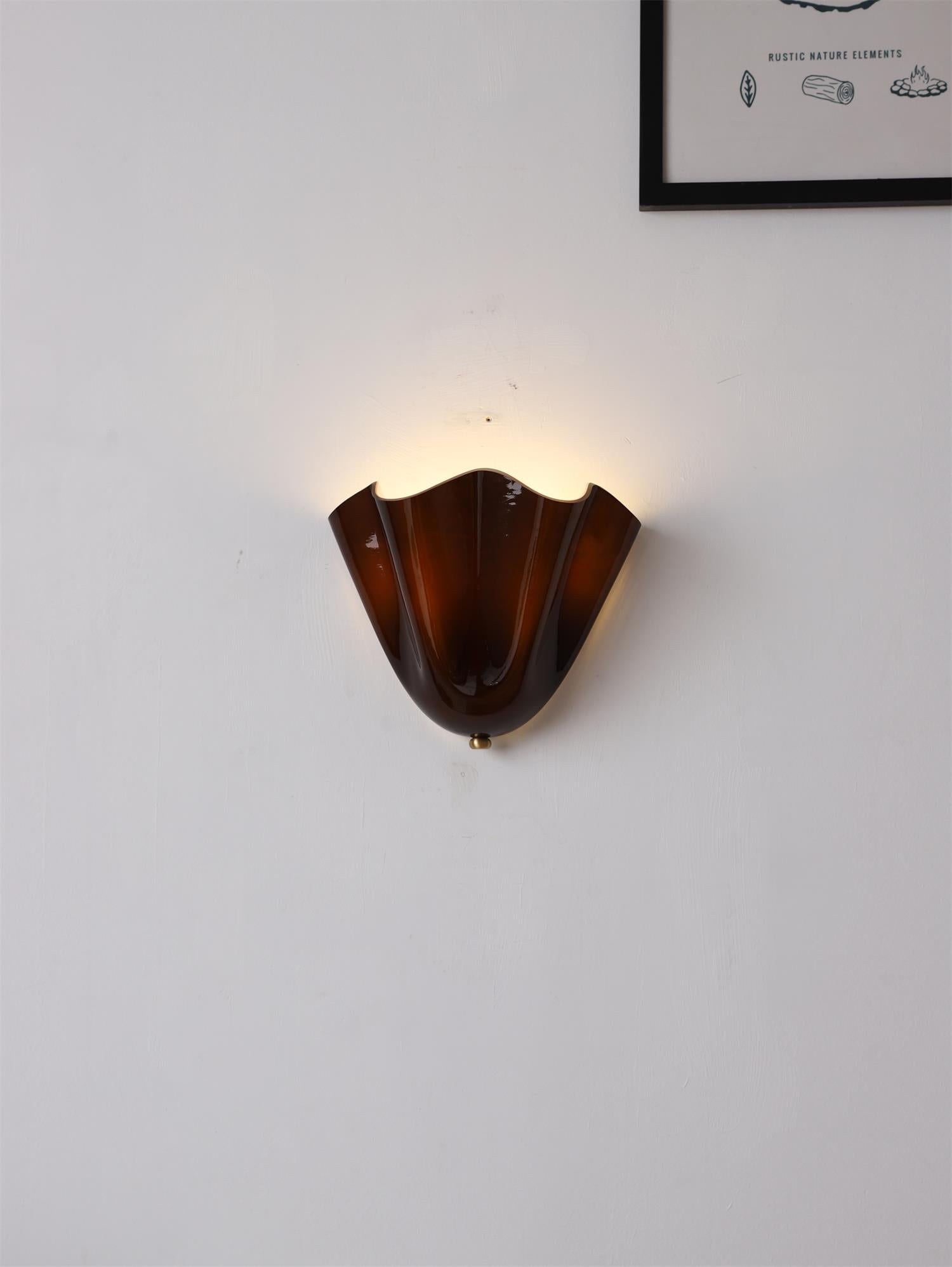 Lampe murale en verre Ulcarisra