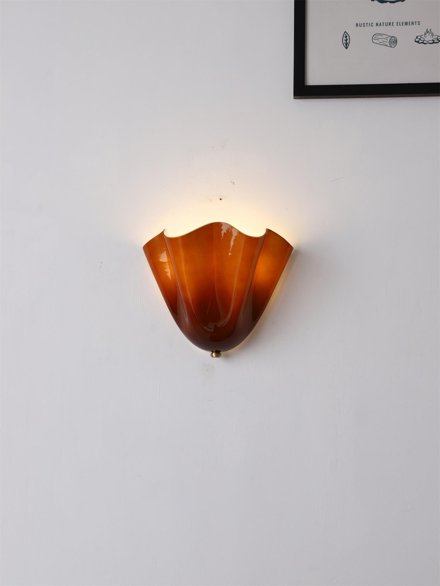 Lampe murale en verre Ulcarisra
