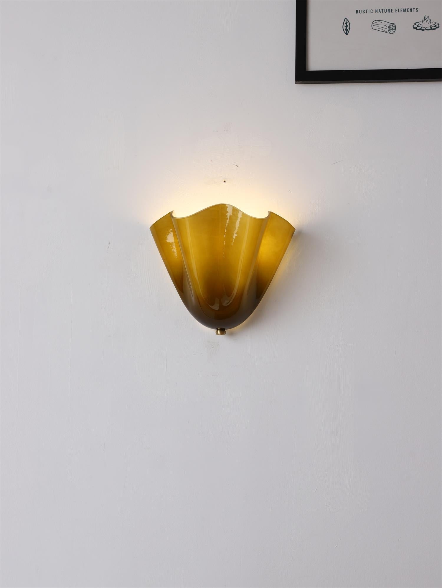 Lampe murale en verre Ulcarisra