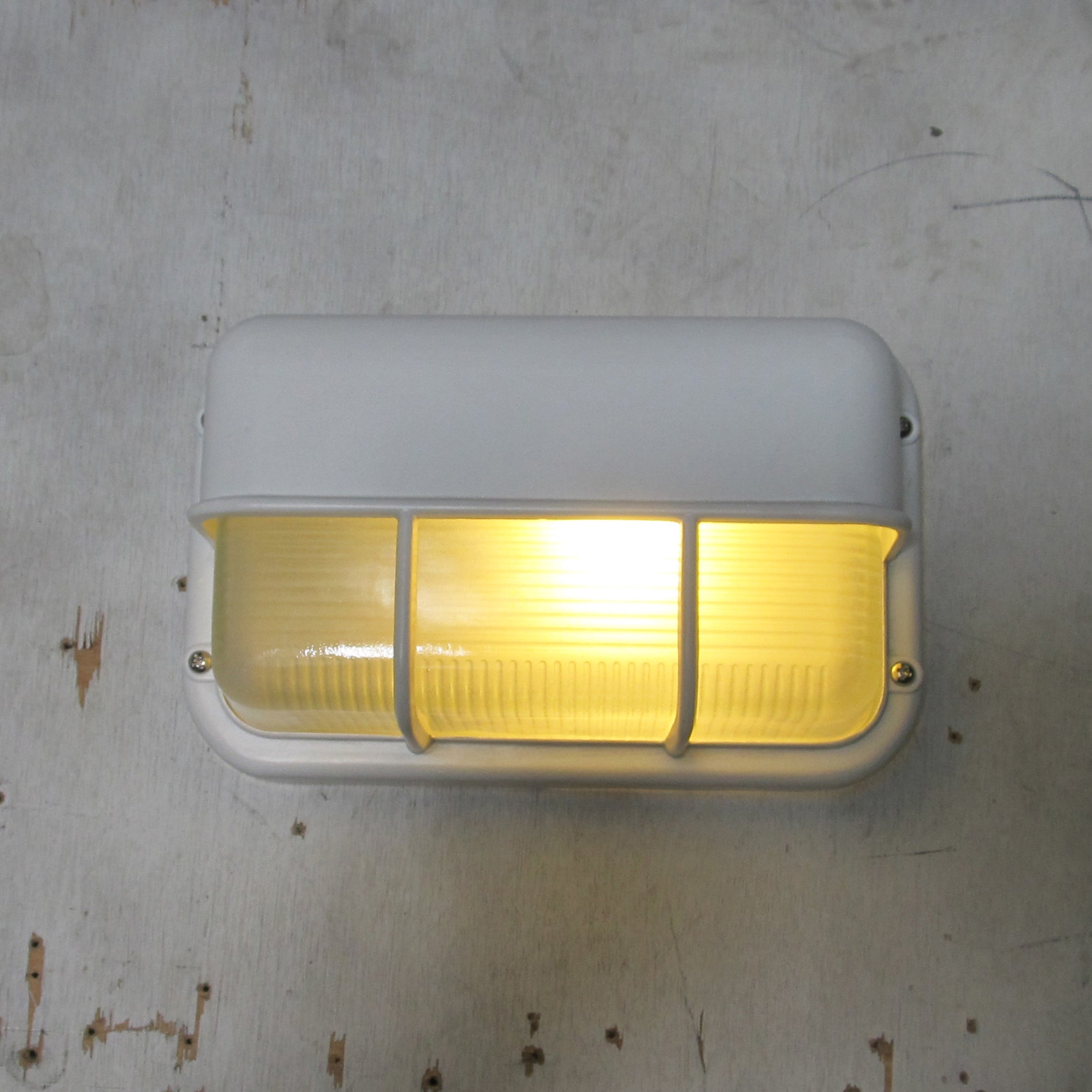 Lampe murale en verre extérieur vintage Olcarila