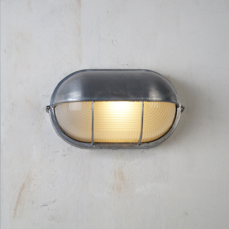 Lampe murale en verre extérieur vintage Olcarila