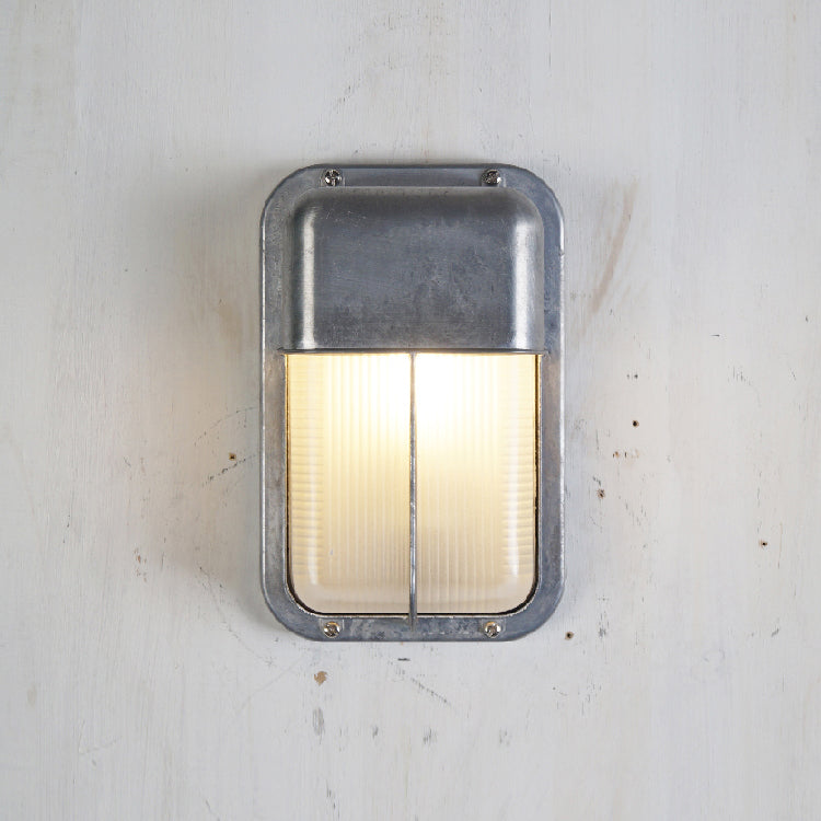 Lampe murale en verre extérieur vintage Olcarila