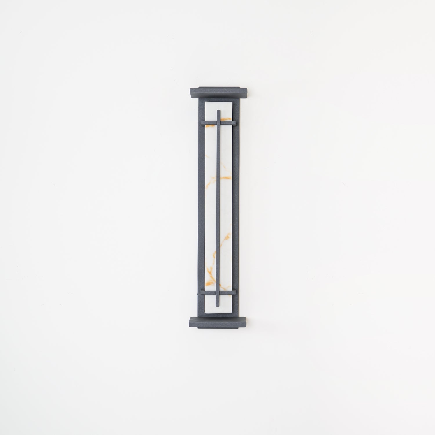 Ray Square Outdoor Wall Light  Imitation Alabaster Waterproof